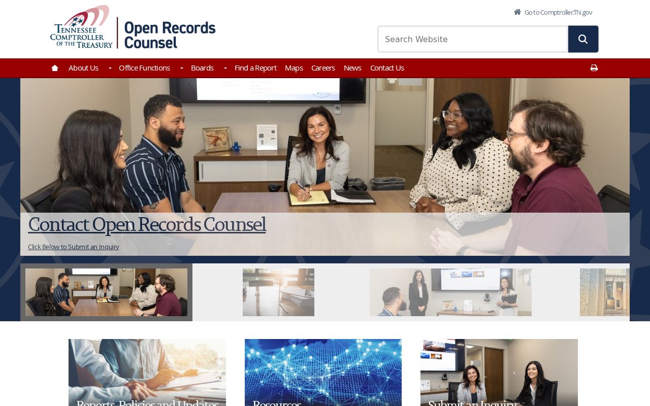 Tennessee Public Records Act guidance for Moore County court case records