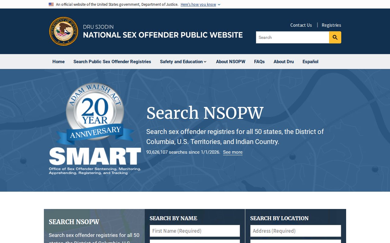 National registry search used alongside a Moore County sex offender lookup
